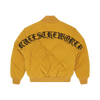 OLDE ENGLISH QUILTED BOMBER JACKET [YELLOW]