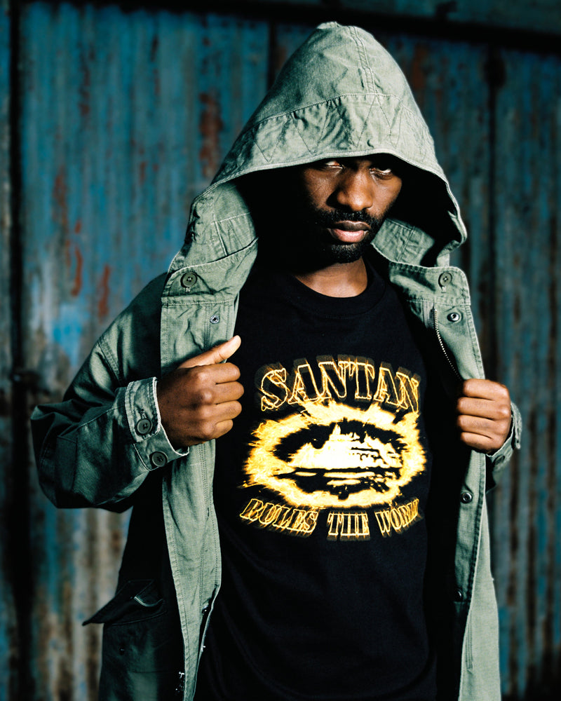 Santan Dave wearing CORTEIZ