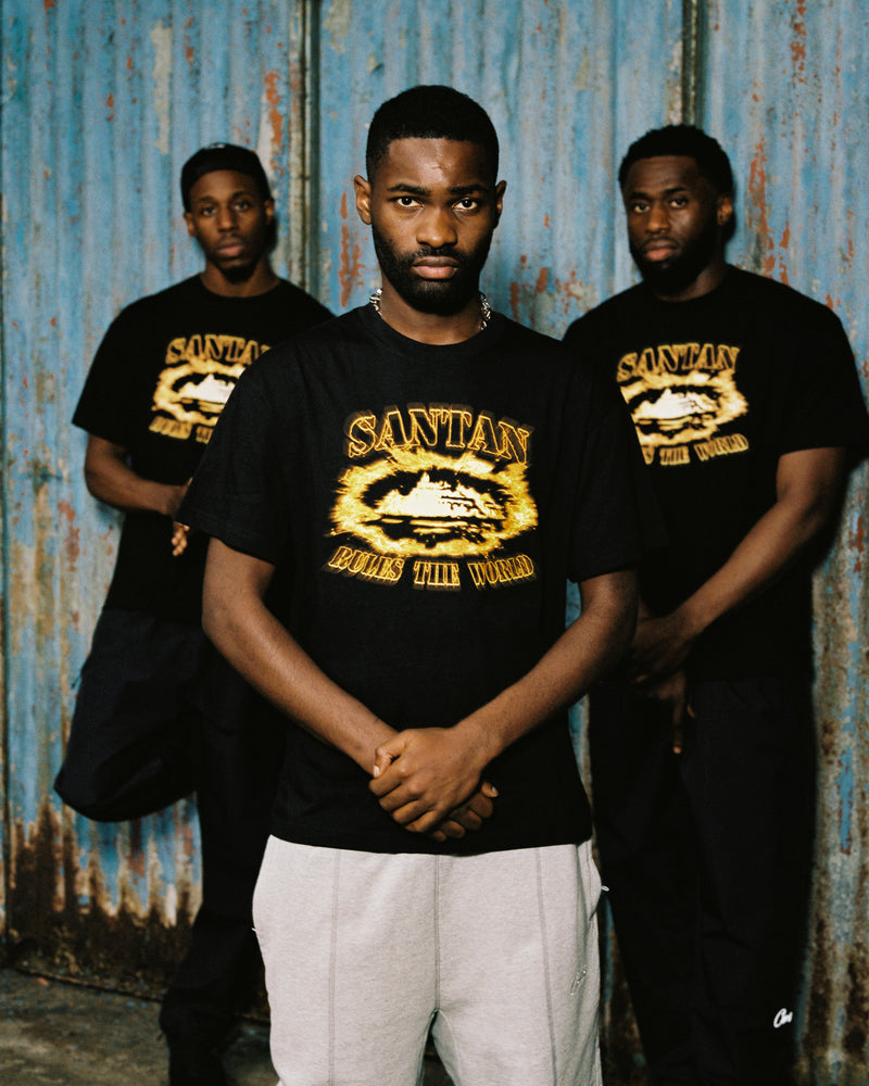 Santan Dave and friends wearing CORTEIZ