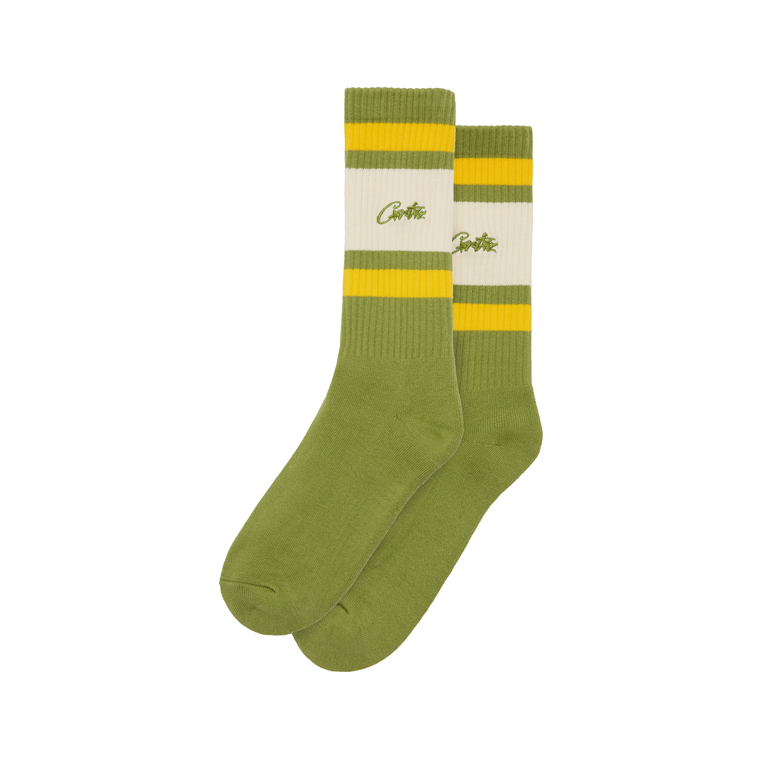 RETRO SOCKS [ARMY GREEN]