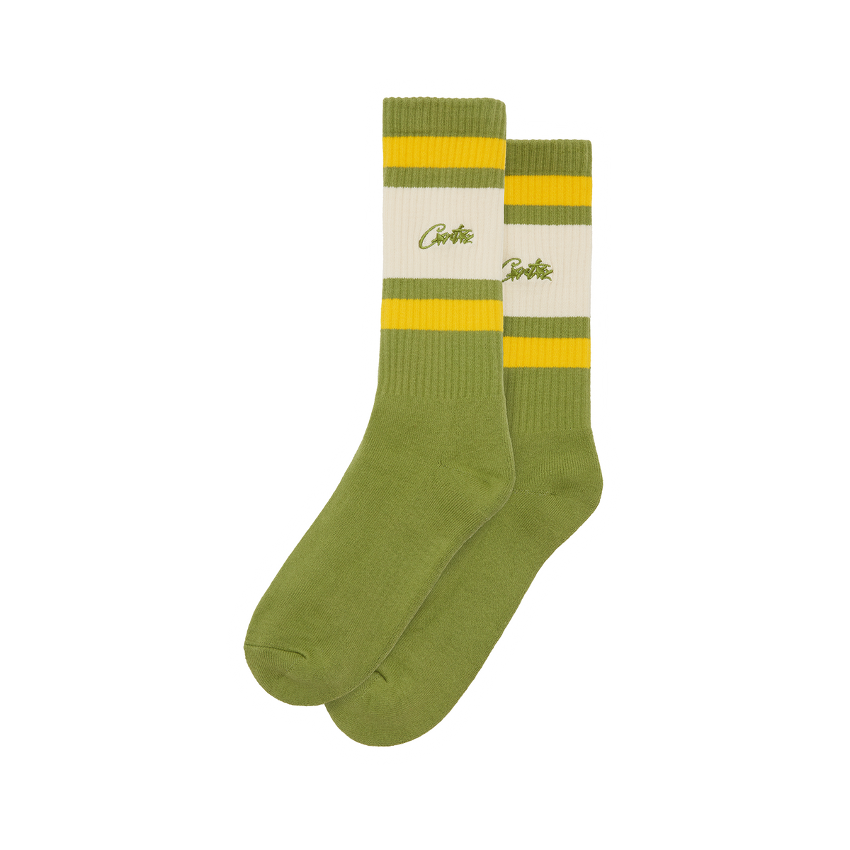 RETRO SOCKS [ARMY GREEN]