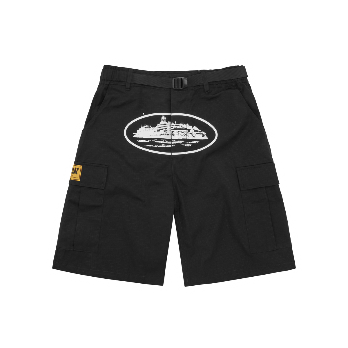 ALCATRAZ CARGO SHORT [BLACK]