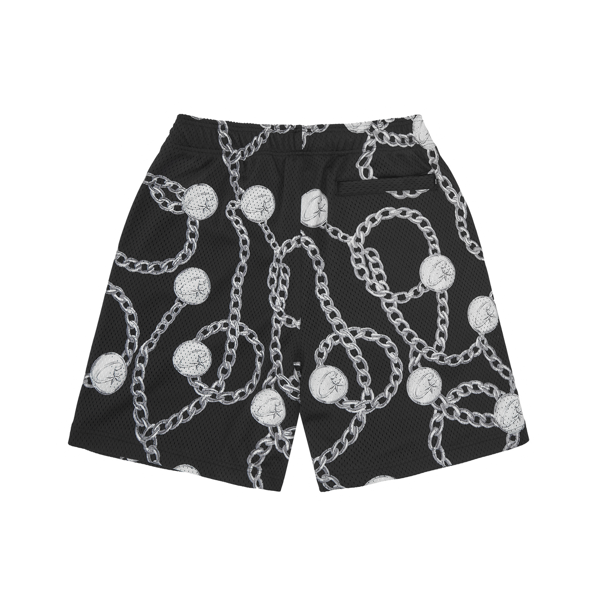 CHAINS MESH SHORT [BLACK]