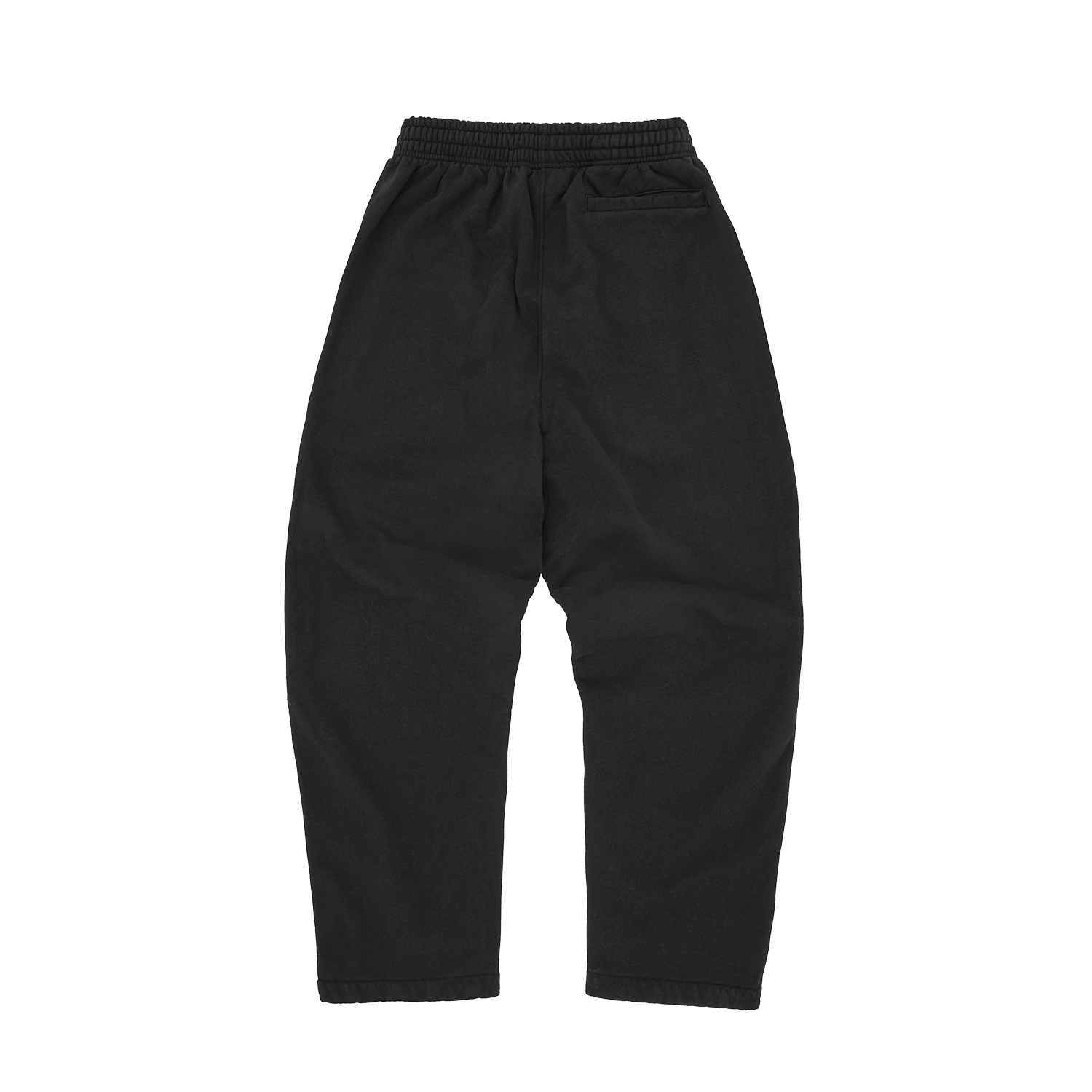 COLLY ARCH OPEN HEM SWEATPANT [BLACK]