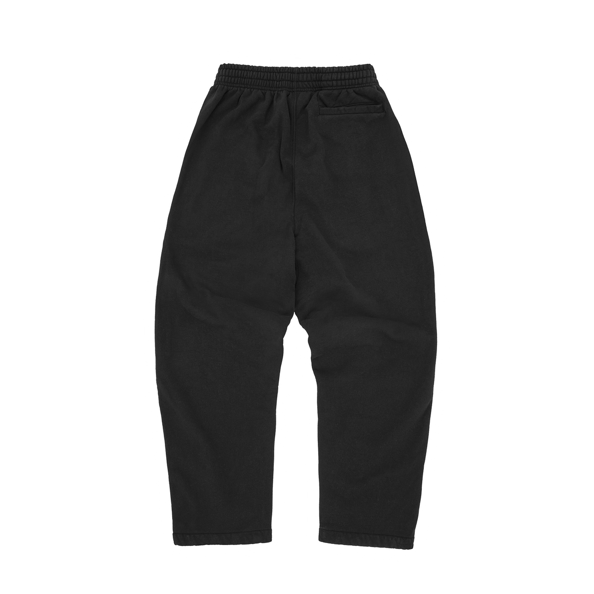 COLLY ARCH OPEN HEM SWEATPANT [BLACK]
