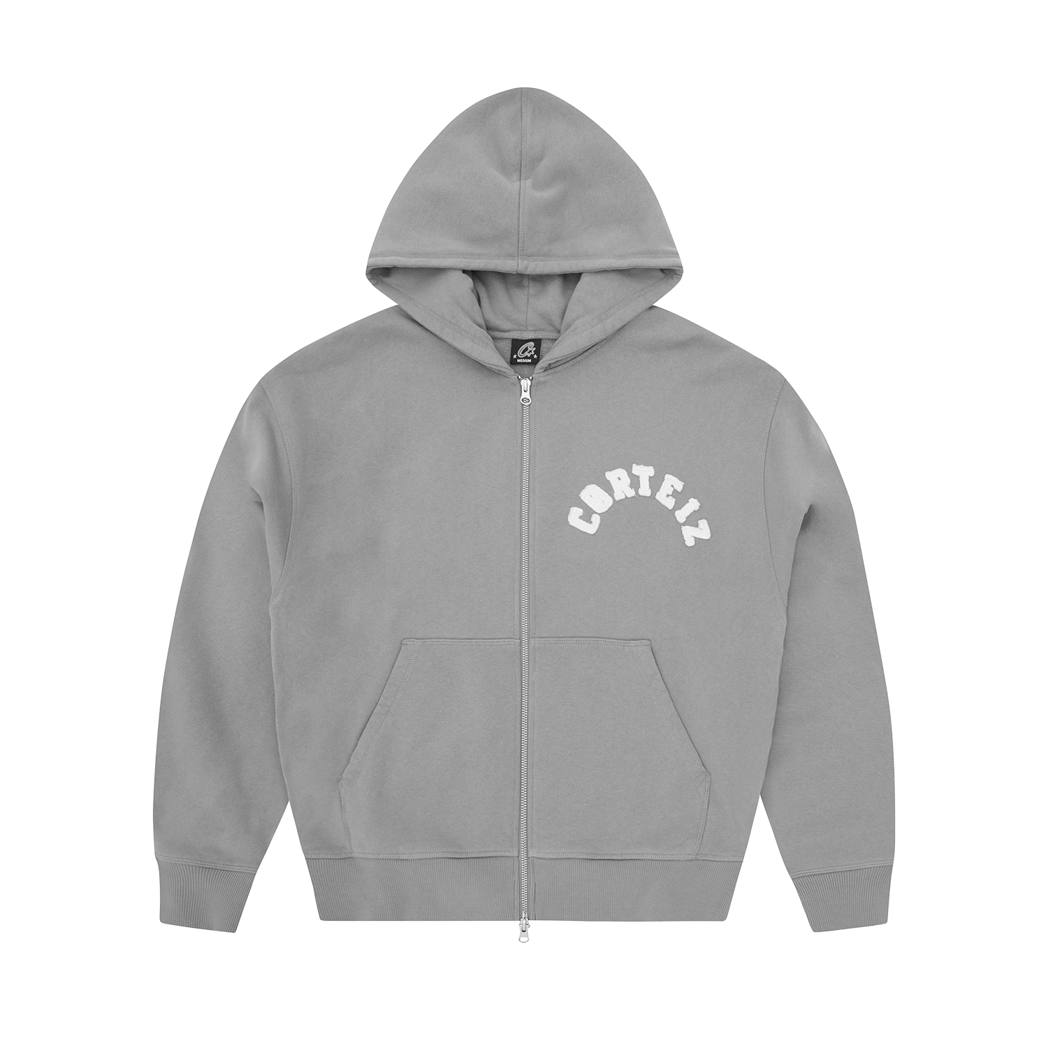 COLLY ARCH ZIP HOODIE [PEWTER]