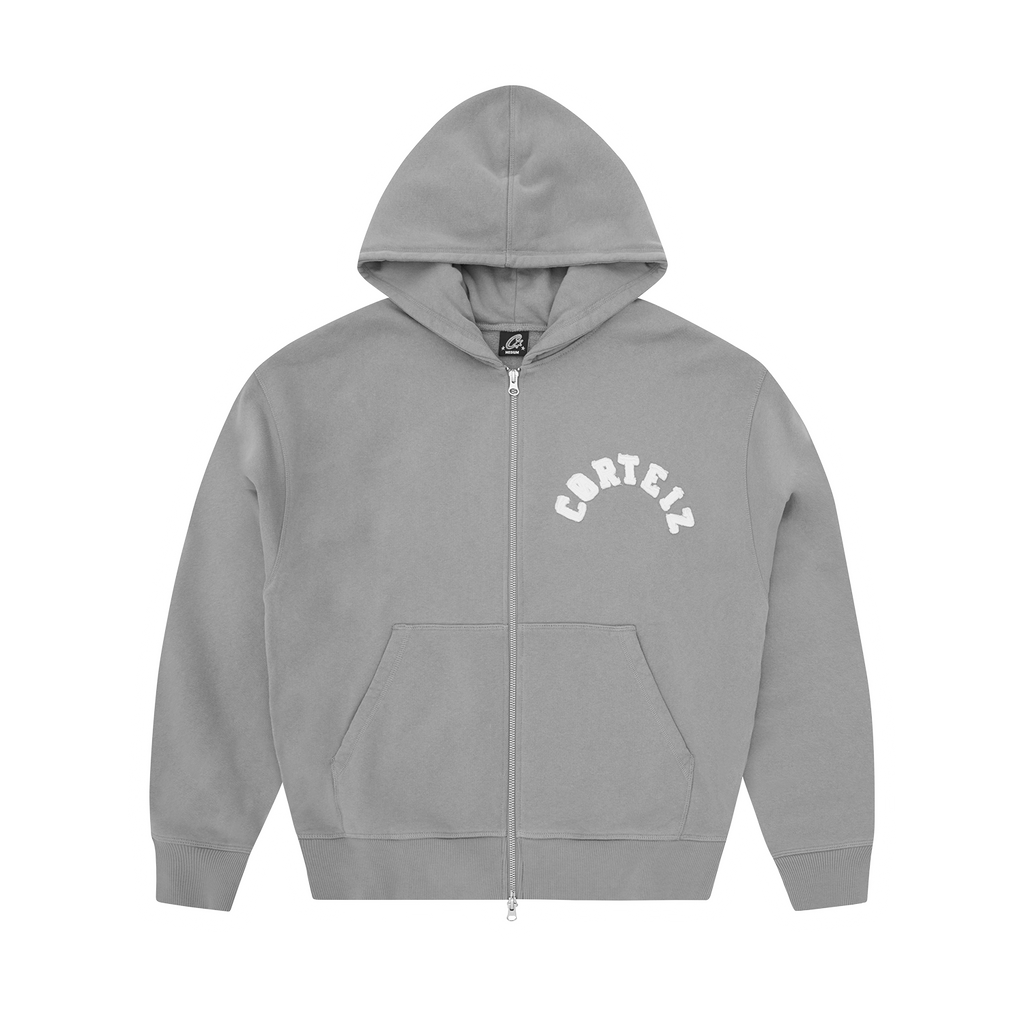 COLLY ARCH ZIP HOODIE [PEWTER]