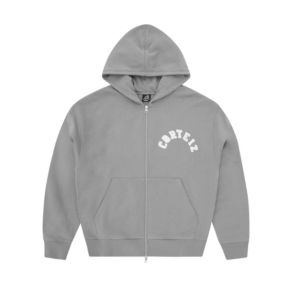 COLLY ARCH ZIP HOODIE [PEWTER]