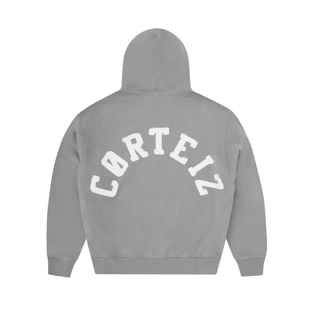 COLLY ARCH ZIP HOODIE [PEWTER]