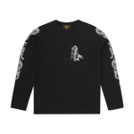 DRAGON RAGLAN LS [BLACK]