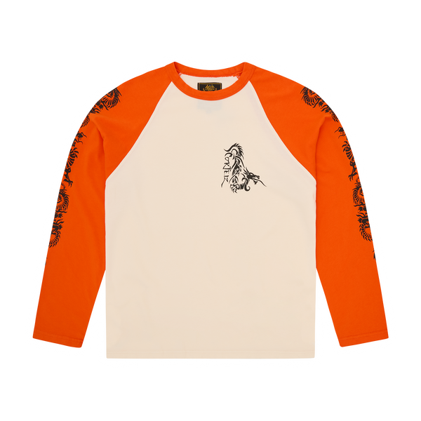 DRAGON RAGLAN LS [ORANGE]