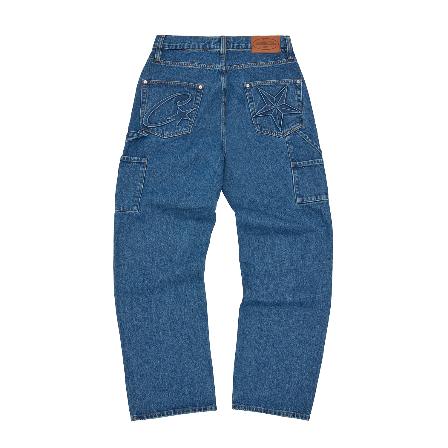【KOOLOSET】Nickel Domingo Embossed Denim EMBOSSED C-STAR DENIM WORK PANT [BLUE] – CRTZRTW
