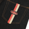 DUAL STRIPE BAGGY JEANS [BLACK WASH]
