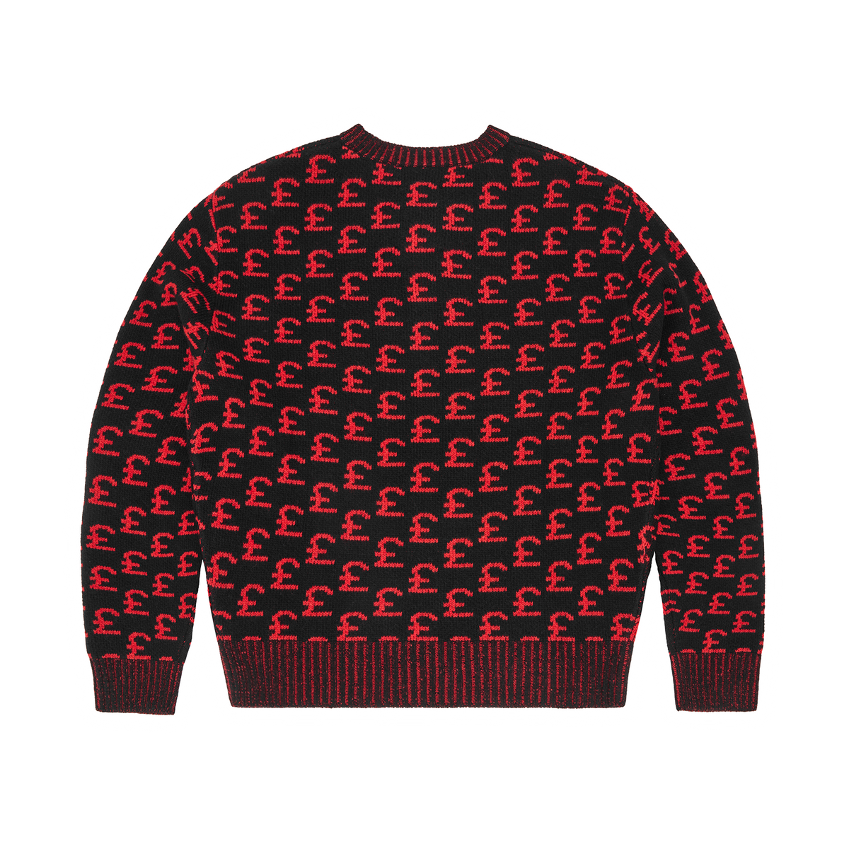 GBP JACQUARD KNIT SWEATER [BLACK]