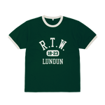 COLLEGE RINGER  TEE [FOREST GREEN]
