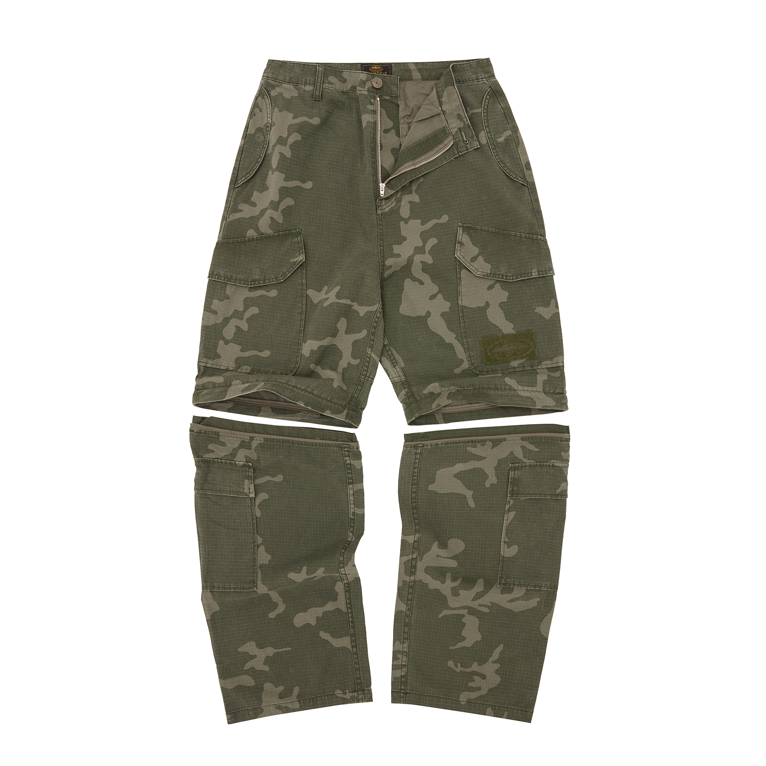 GUERILLAZ CONVERTIBLE PANT [GREEN CAMO]