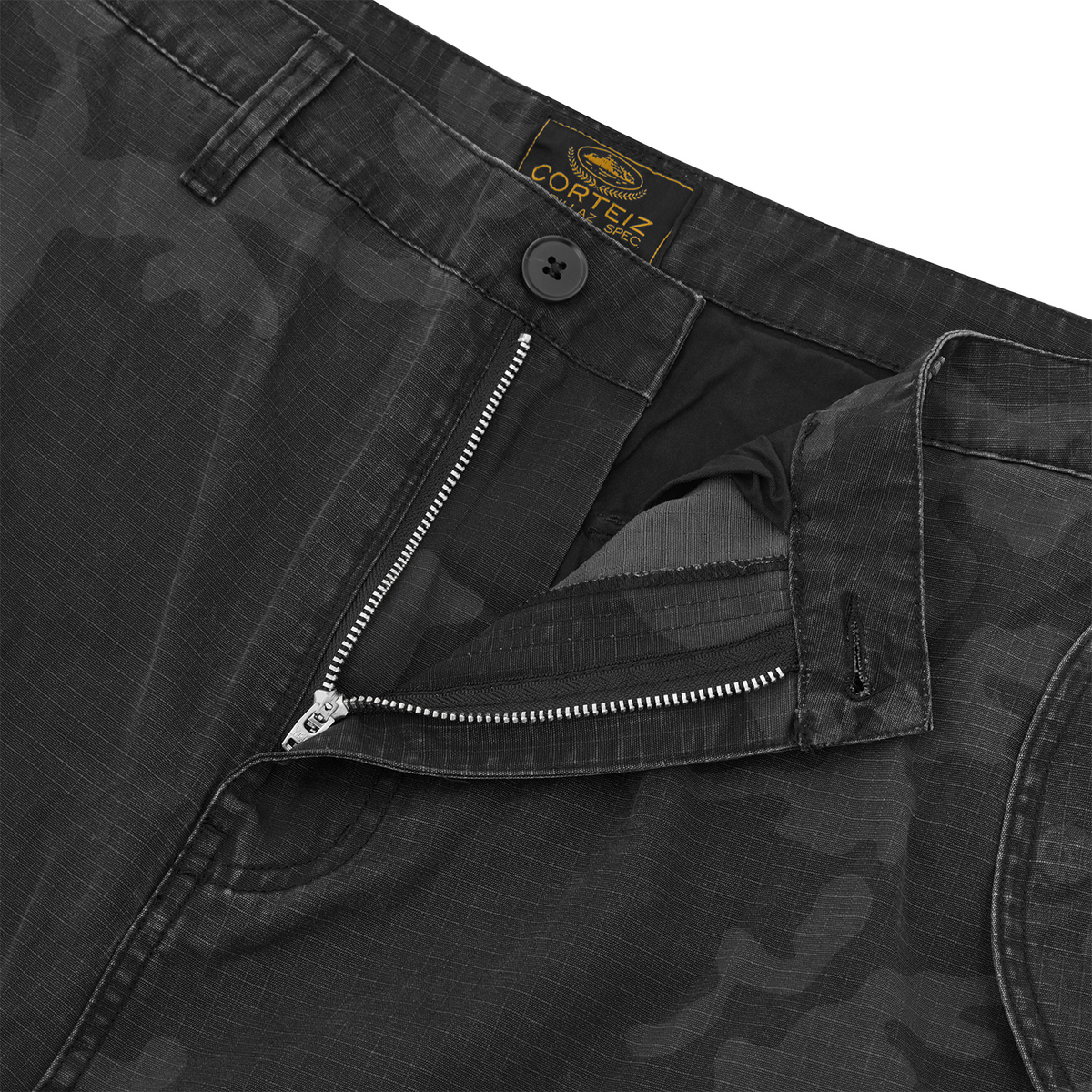 GUERILLAZ CONVERTIBLE PANT [BLACK CAMO]