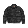 HANDWRITTEN DENIM TRUCKER [BLACK]