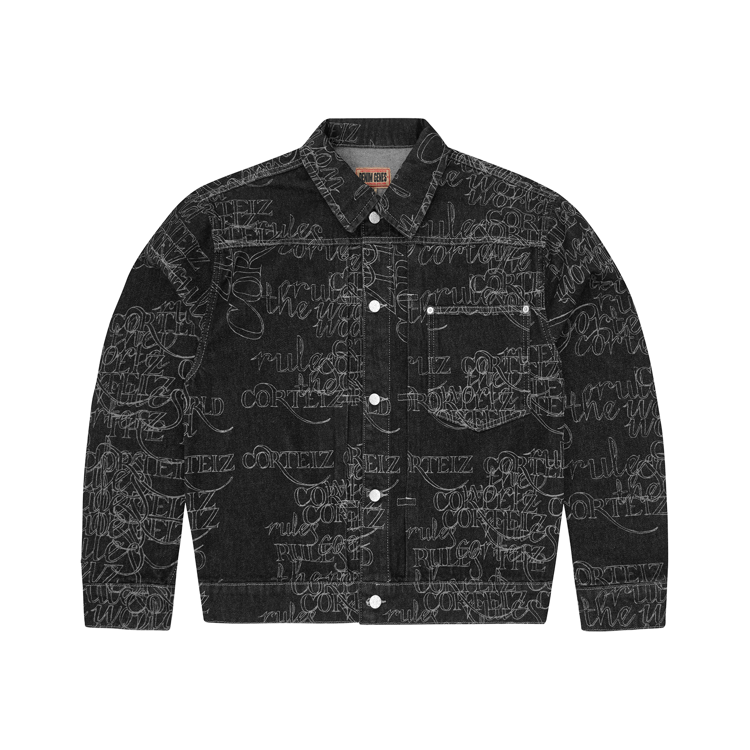 HANDWRITTEN DENIM JACKET [BLACK] – CRTZRTW