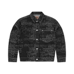 HANDWRITTEN DENIM TRUCKER [BLACK]