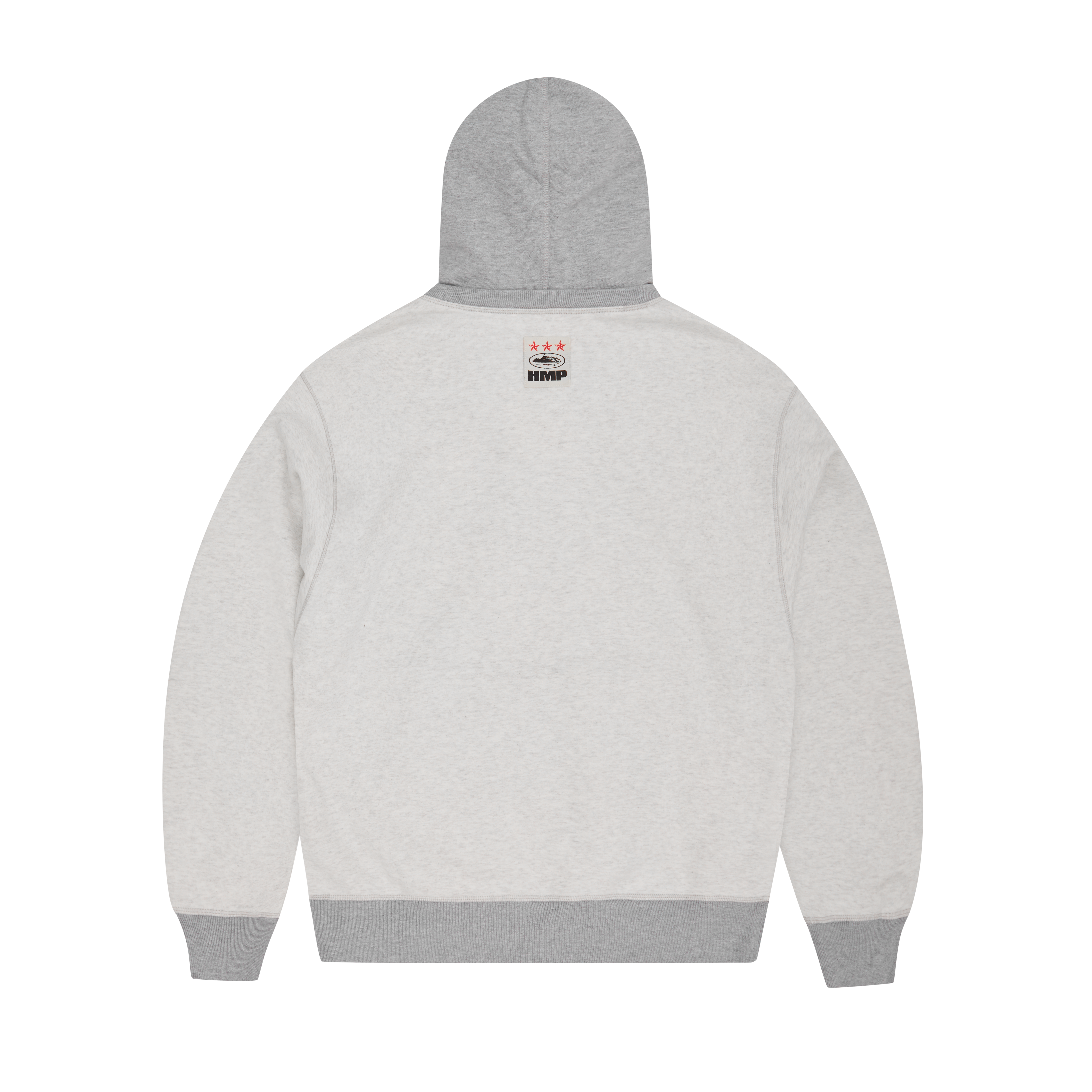 HMP CONTRAST PANEL HOODIE [HEATHER GREY]