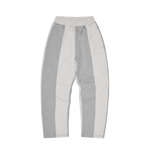 HMP CONTRAST PANEL OPEN HEM SWEATPANT [HEATHER GREY]