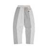 HMP CONTRAST PANEL OPEN HEM SWEATPANT [HEATHER GREY]