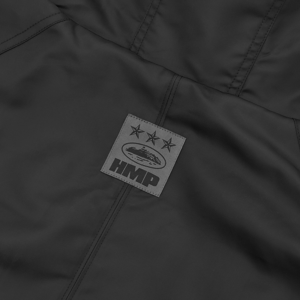 HMP MILANO NYLON HOODIE [BLACK]