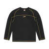 HMP PANEL HEAVYWEIGHT LS TEE [BLACK / YELLOW]