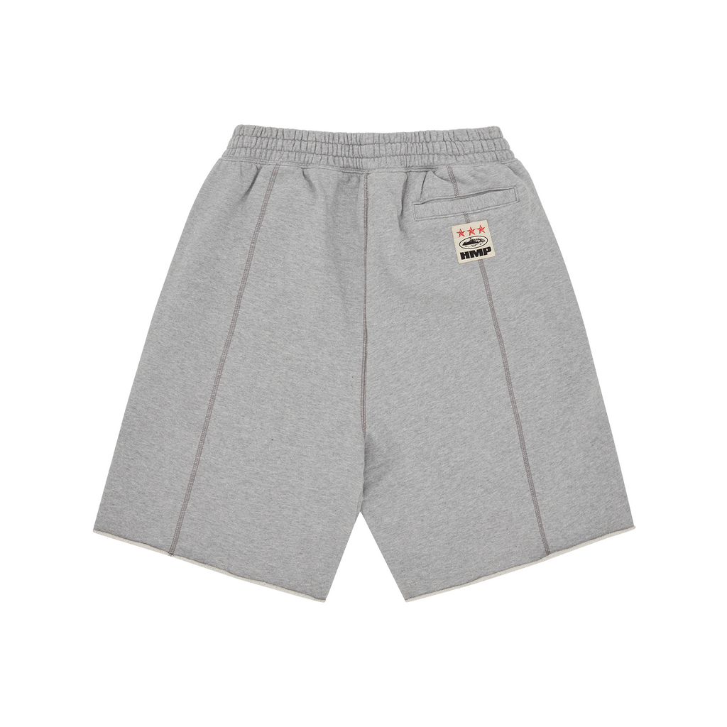 HMP RAW HEM SHORTS [HEATHER GREY]