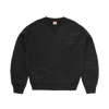 HMP STENCIL CREWNECK [BLACK OVERDYE]