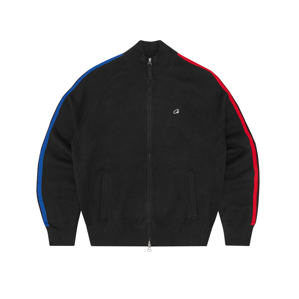 VVS KNIT ZIP UP [BLACK/GREY] – CRTZRTW