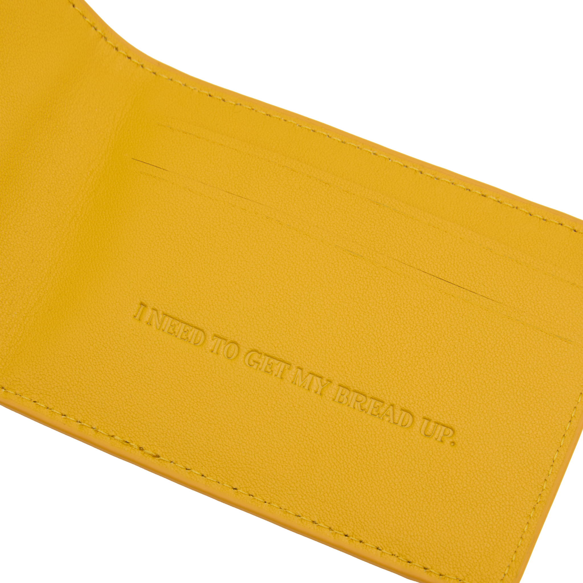 ISLAND LEATHER CARD HOLDER [YELLOW]