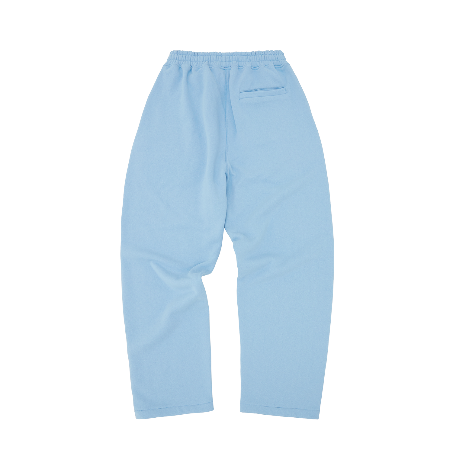 ISLAND PUFF PRINT OPEN HEM SWEATPANT [BABY BLUE]