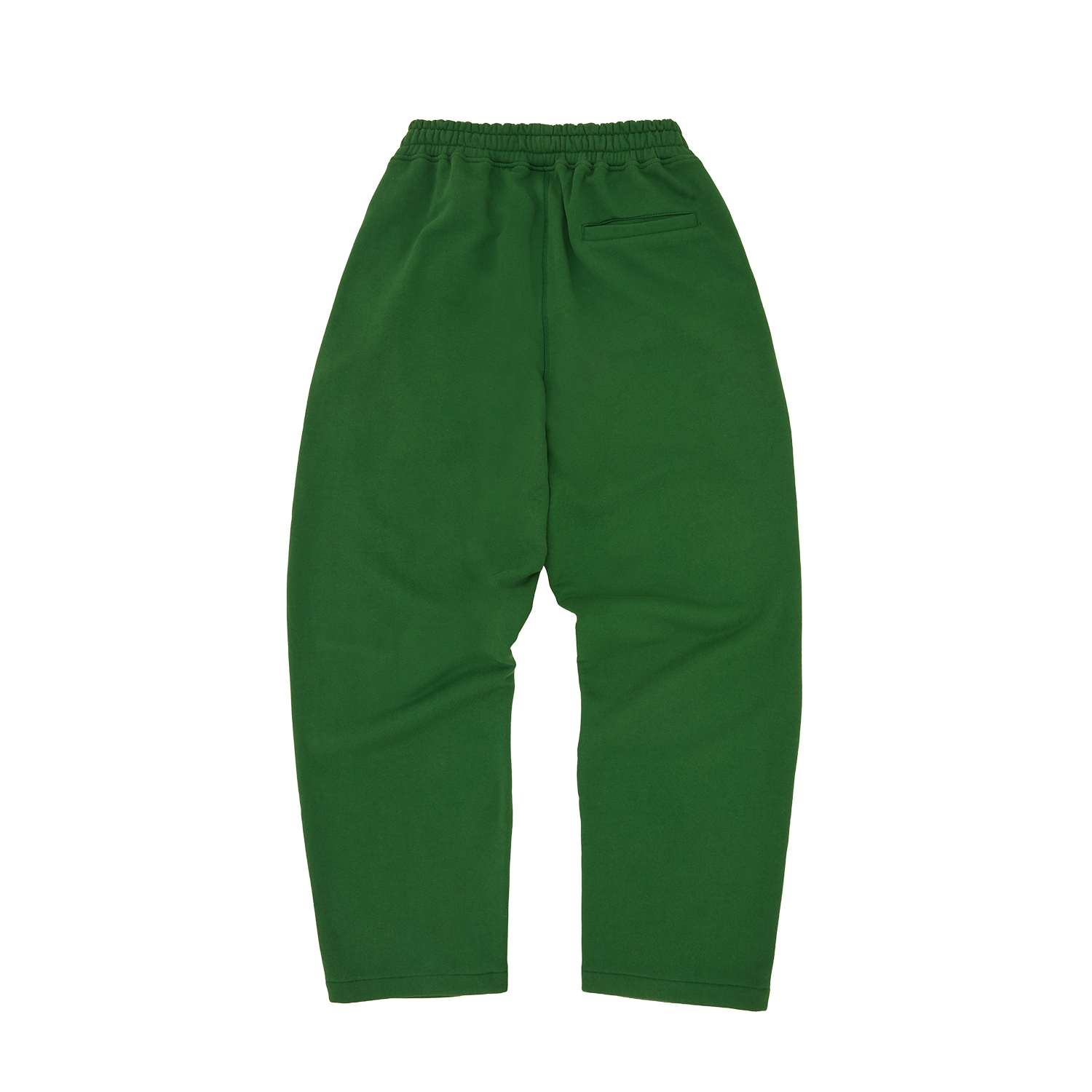 ISLAND PUFF PRINT OPEN HEM SWEATPANT [GREEN]