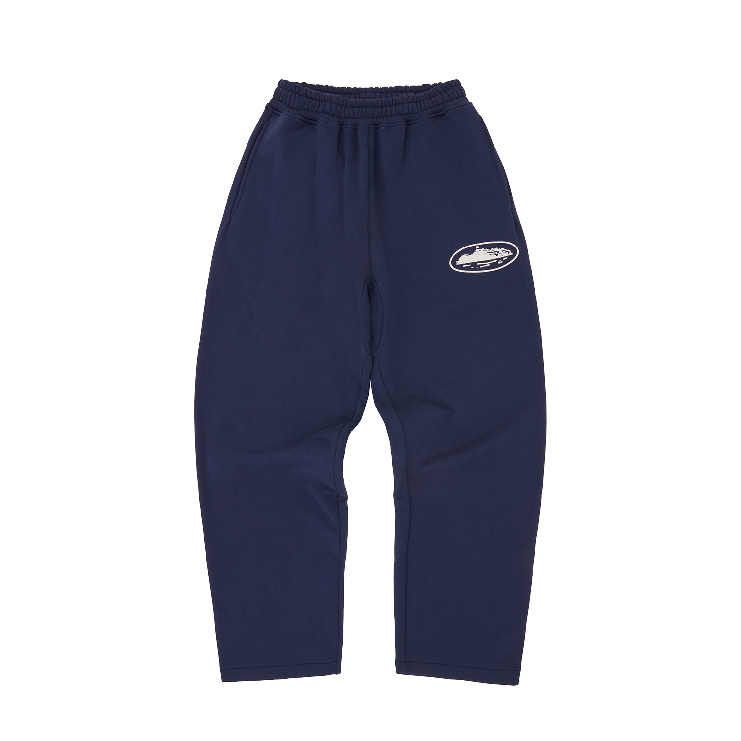 ISLAND PUFF PRINT OPEN HEM SWEATPANT [NAVY] – CRTZRTW