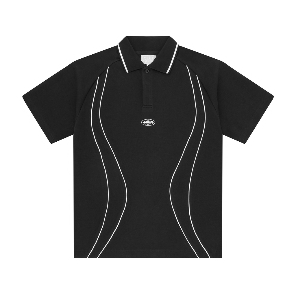 ISLAND PIQUE POLO SHIRT [BLACK]
