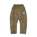 ISLAND PUFF PRINT OPEN HEM SWEATPANT [FOREST CAMO]