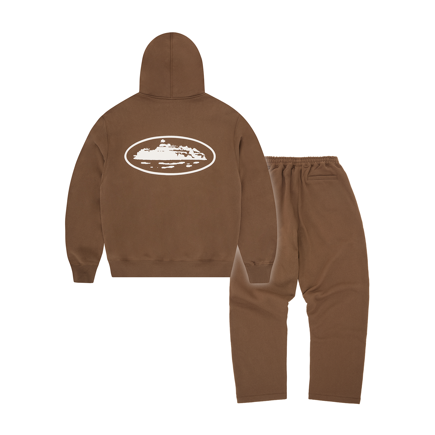ISLAND PUFF PRINT TRACKSUIT [BROWN]