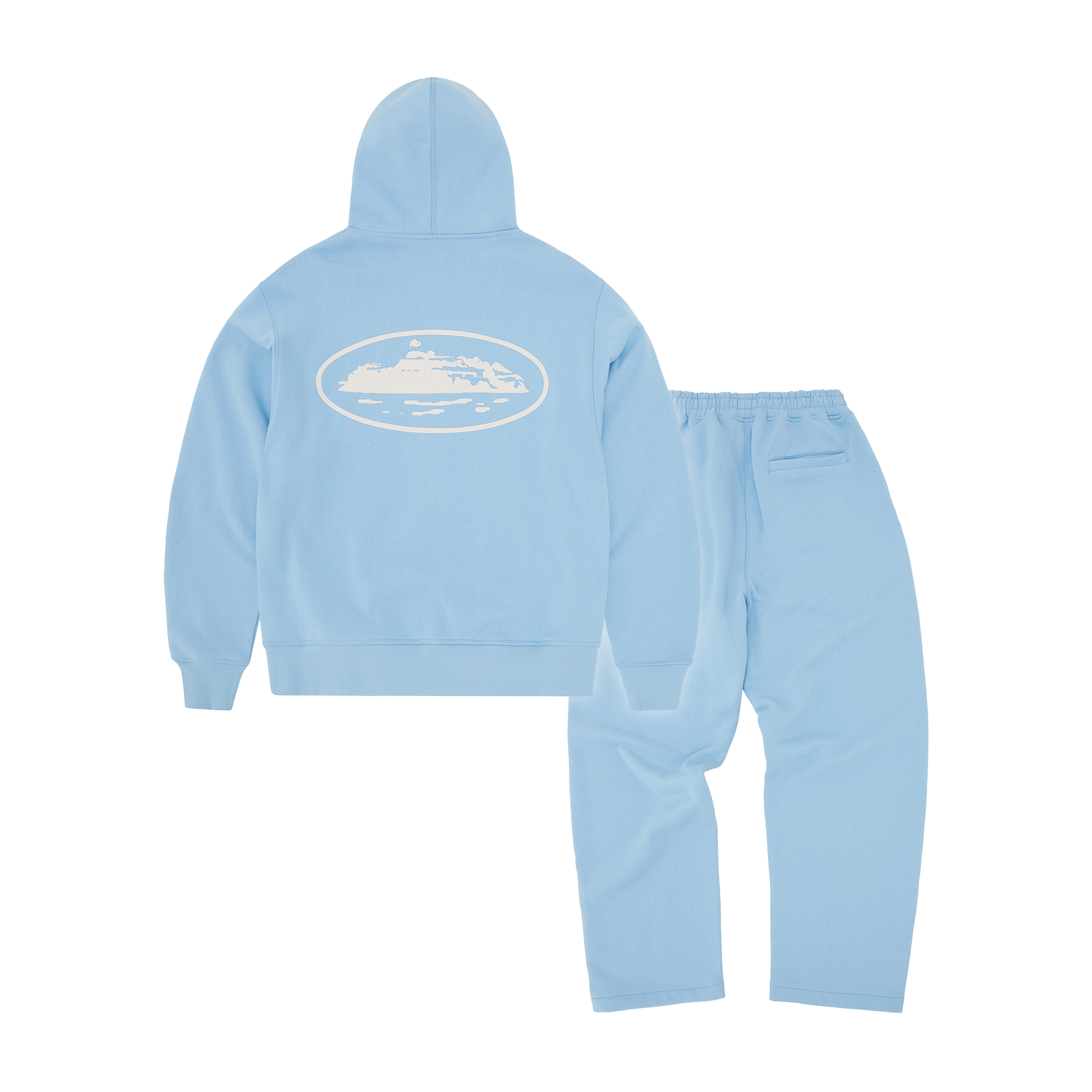 ISLAND PUFF PRINT TRACKSUIT [BABY BLUE]