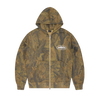 ISLAND PUFF PRINT ZIP HOODIE [FOREST CAMO]