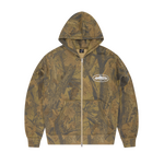 ISLAND PUFF PRINT ZIP HOODIE [FOREST CAMO]
