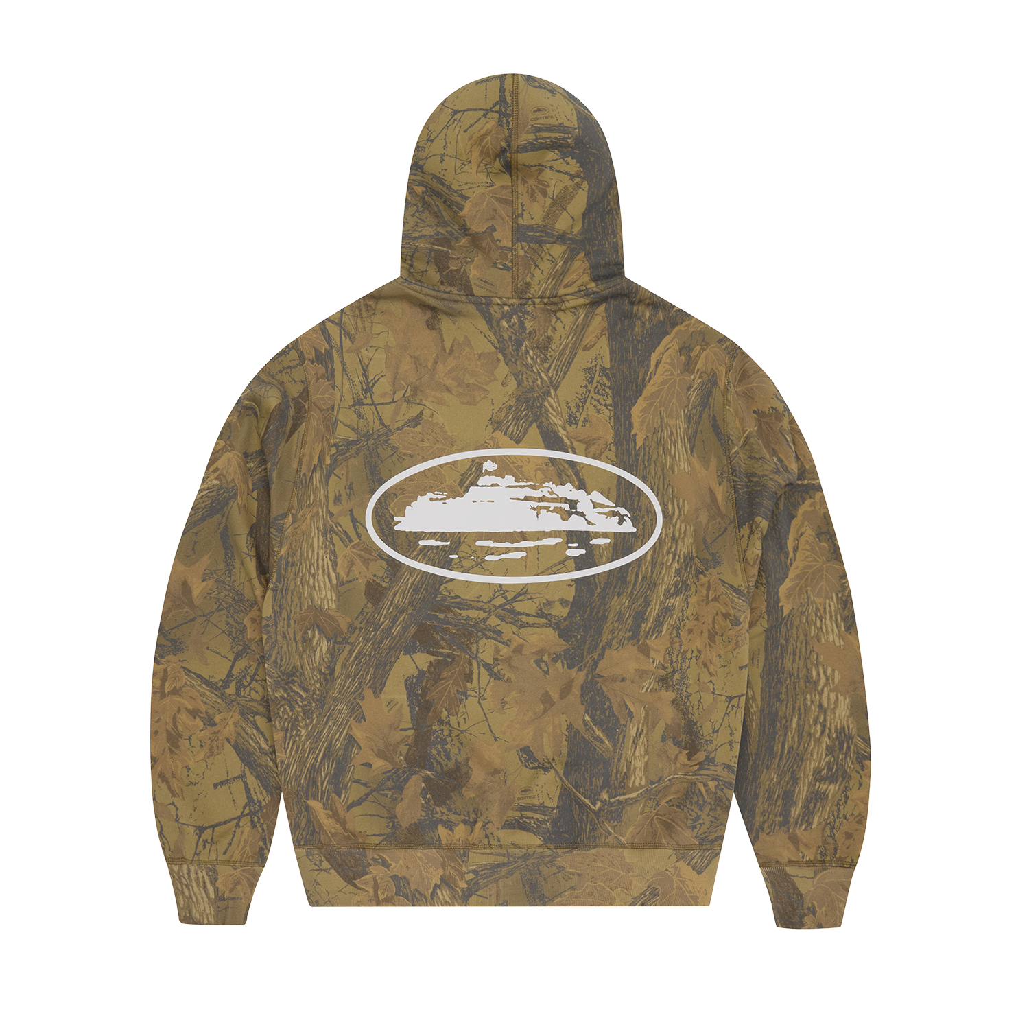 ISLAND PUFF PRINT ZIP HOODIE [FOREST CAMO]