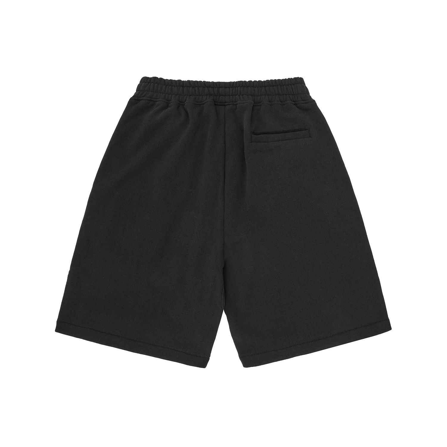 ISLAND PUFF PRINT SWEATSHORT [BLACK]