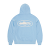 ISLAND PUFF PRINT ZIP HOODIE [BABY BLUE]