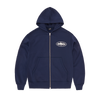 ISLAND PUFF PRINT ZIP HOODIE [NAVY]