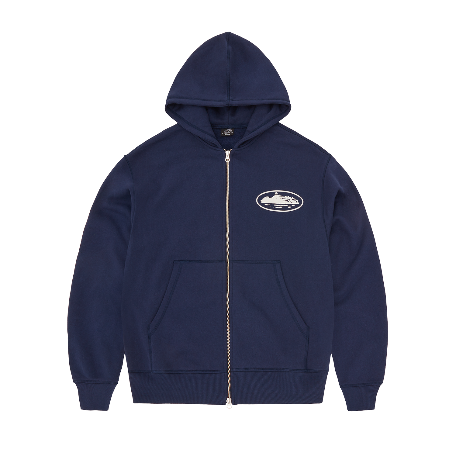 ISLAND PUFF PRINT ZIP HOODIE [NAVY] – CRTZRTW