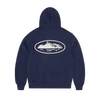 ISLAND PUFF PRINT ZIP HOODIE [NAVY]