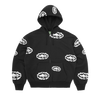 ISLAND WREATH ZIP HOODIE [BLACK]