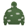 ISLAND WREATH ZIP HOODIE [GREEN]
